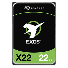 HDD Server SEAGATE Exos X22 20TB 512e/4Kn, 3.5", 512MB, 7200RPM, SATA-EOL->ST20000NM002H "ST20000NM004E"