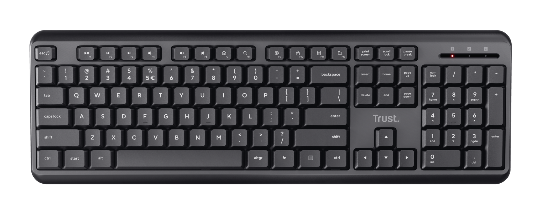 Trust Ody Wireless Keyboard "TR-24332" (timbru verde 0.8 lei)