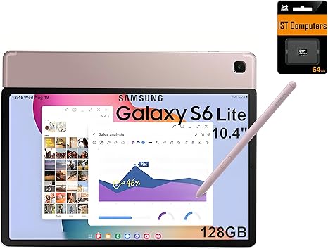 Tableta Galaxy Tab S6 Lite (2024) 10.4" 128GB 4GB RAM WiFi Pink "SM-P620 Pink" (timbru verde 0.9 lei)