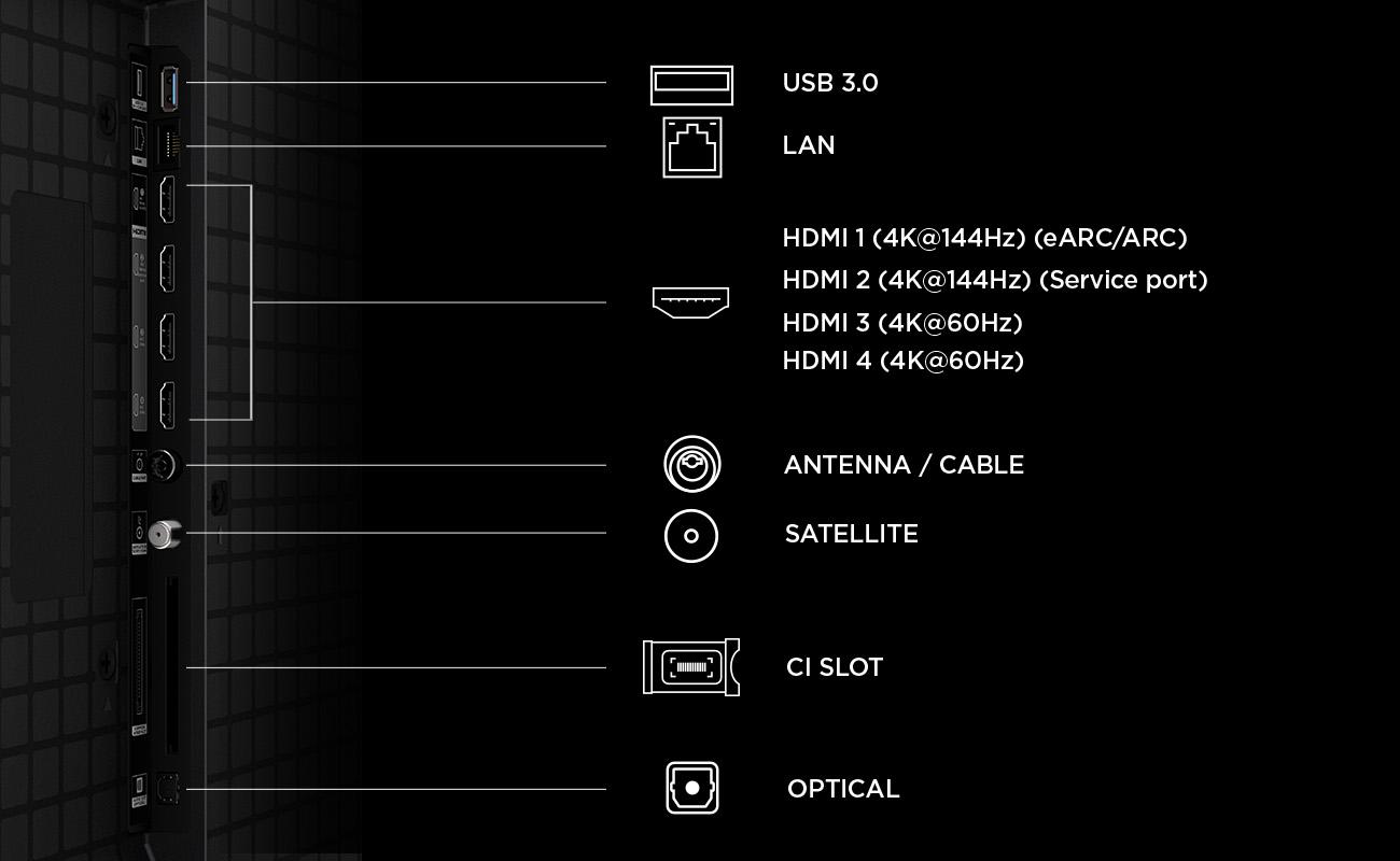 QD-MiniLED TV 4K 85(215 cm) TCL 85T8D "85T8D" - imagine 5