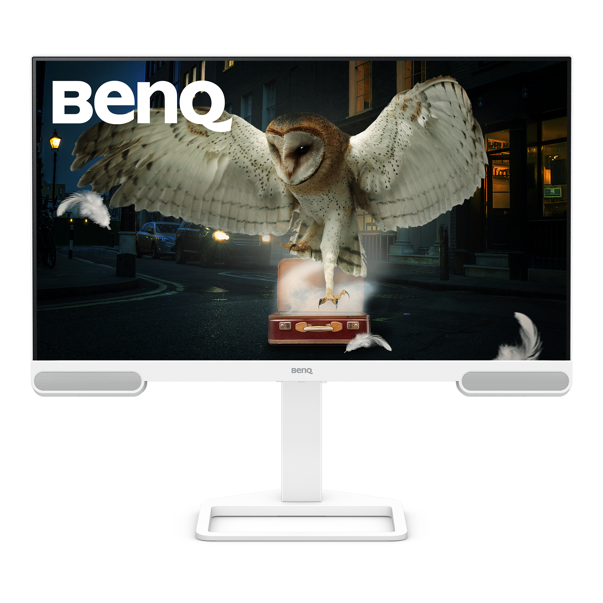 Monitor IPS LED BenQ 31.5" EW3290U, 4K UHD (3840 x 2160), HDMI, Boxe, Pivot (Alb) "9H.LN4LJ.LBE" (timbru verde 7 lei)