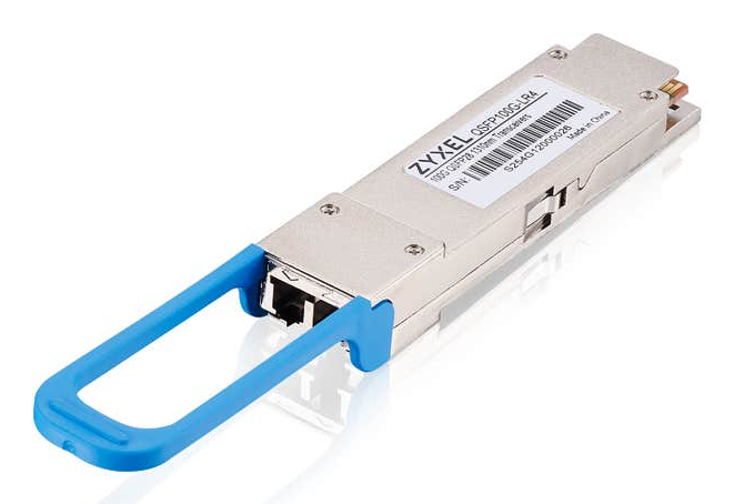 ZYXEL 100G QSFP28 1310NM TRANSCEIVERS "QSFP100G-LR4-ZZ0101F" (timbru verde 2 lei)