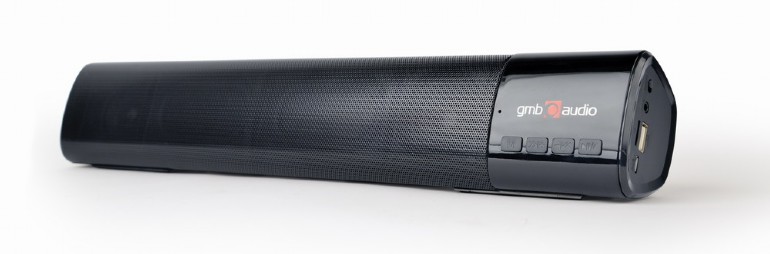 BOXE GEMBIRD portabile bluetooth, tip soundbar, RMS: 10W (2 x 5W), baterie 1200mAh, black, "SPK-BT-BAR400-01" (timbru verde 2.00 lei)