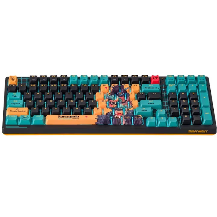 Tastatura gaming Bloody "AT98" Alpha Optical Switch Performance Keyboard USB Renegade, US Layout "AT98 Renegade" (timbru verde 0.8 lei) 4711421 000758