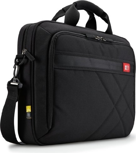 GEANTA CASE LOGIC, pt. notebook de max. 17 inch, 1 compartiment, buzunar frontal | buzunar dorsal, waterproof, poliester, negru, 3201434 "DLC-117 BLACK"
