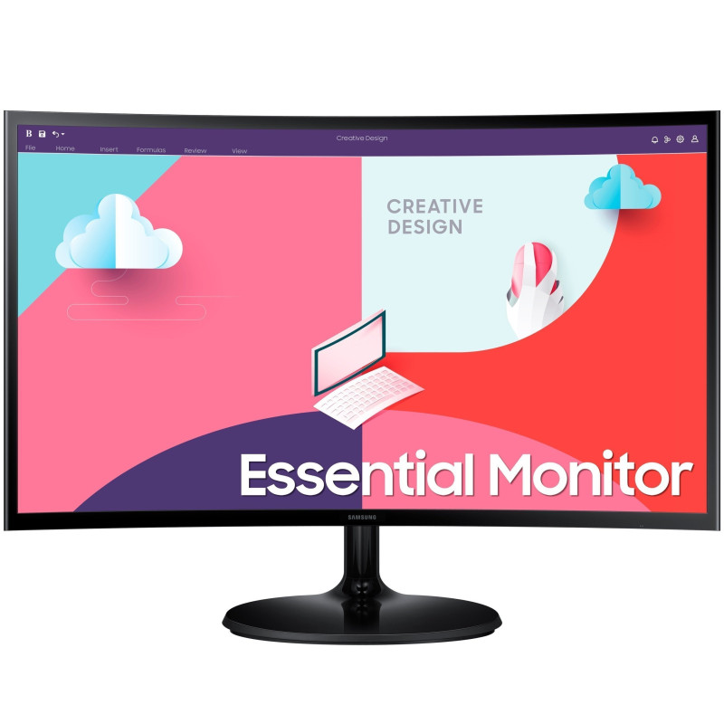 Monitor LED Samsung 27 - S27C364EAU "LS27C364EAUXEN" (timbru verde 7 lei)