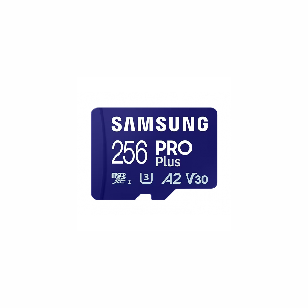 SAMSUNG PRO Plus microSD 256GB Up to 180MB/s Read and 130MB/s Write speed with Class 10 4K UHD incl. Card reader 2023 "MB-MD256SB/WW" (timbru verde 0.03 lei)