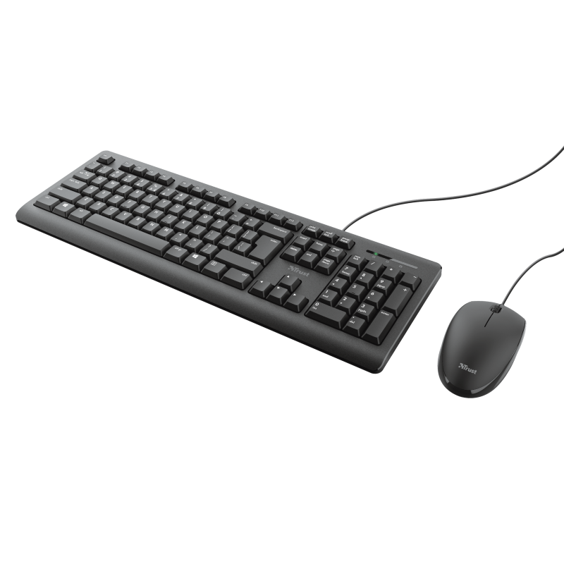 Trust Primo Wired Keyboard & Mouse Set, "TR-23970" (timbru verde 0.8 lei)