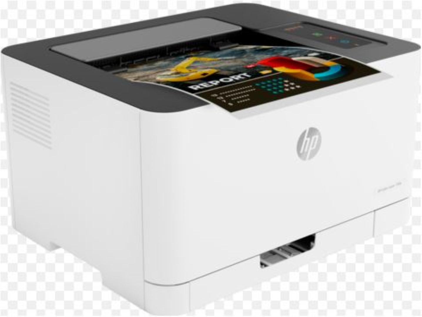 Imprimanta Laser Color HP 150NW, A4, Functii: Impr., Viteza de Printare Monocrom: 18ppm, Viteza de printare color: 4ppm, Conectivitate:USB|Ret|WiFi, Duplex:Nu, ADF:Nu "4ZB95A" (timbru verde 11 lei)