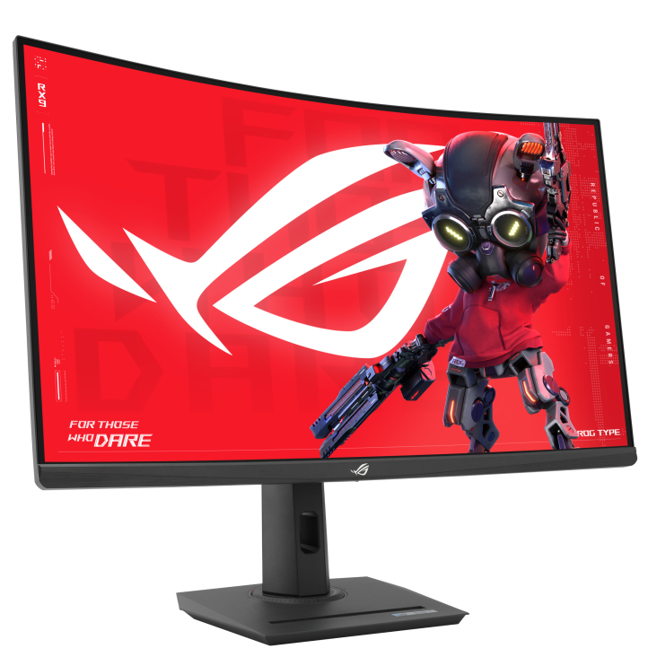 Monitor Gaming VA LED ASUS ROG Strix 31.5" XG32WCS, WQHD (2560 x 1440), HDMI, DisplayPort, Ecran curbat, 180 Hz, 1 ms (Negru) "90LM0AC0-B01970" - imagine 4
