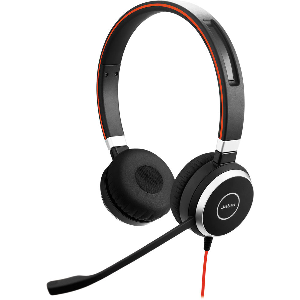CASTI Jabra, "Evolve 40", cu fir, standard, utilizare multimedia, microfon pe brat, conectare prin Jack 3.5 mm, USB 2.0, negru, "6399-829-209", (timbru verde 0.8 lei)