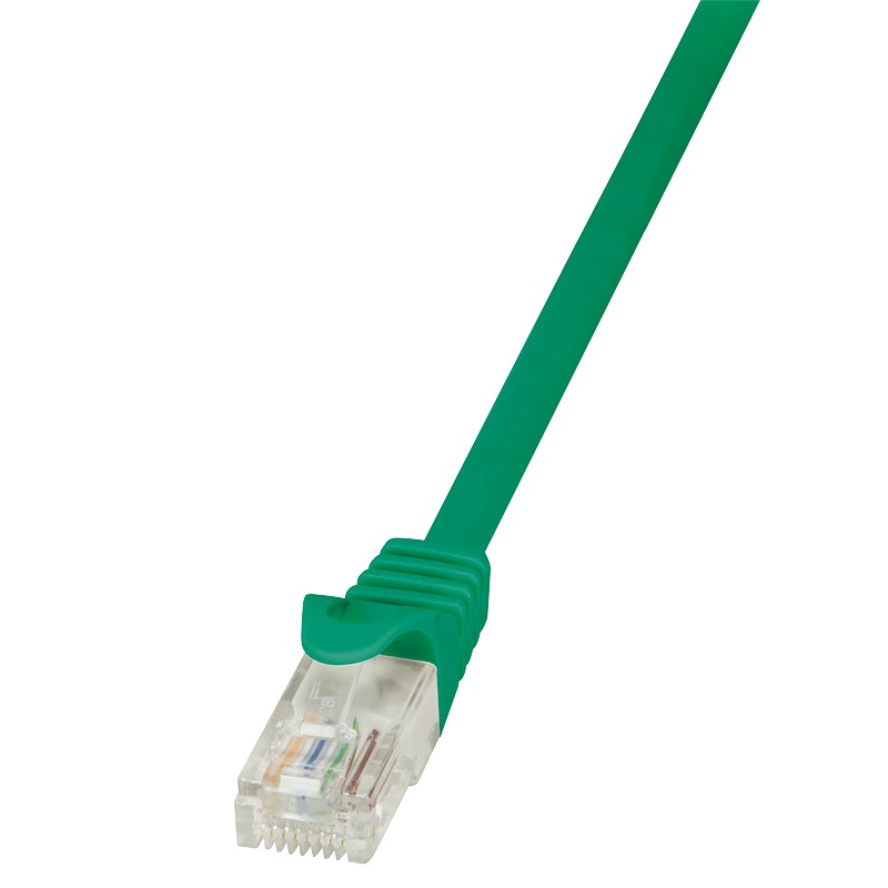 PATCH CORD UTP LOGILINK Cat5e, cupru-aluminiu, 2 m, verde, AWG26, "CP1055U" (timbru verde 0.08 lei)