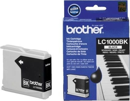 Cartus Cerneala Original Brother Black, LC1000BK, pentru DCP-130C|330C|540, 500, (timbru verde 0.15 lei), "LC1000BK"