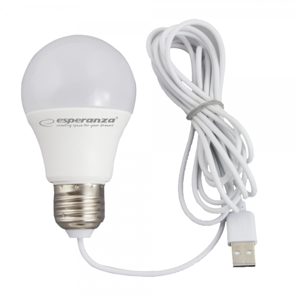 Bec Esperanza ELL170 Led USB 5W 460 lumeni "ELL170" (timbru verde 0.45 lei)