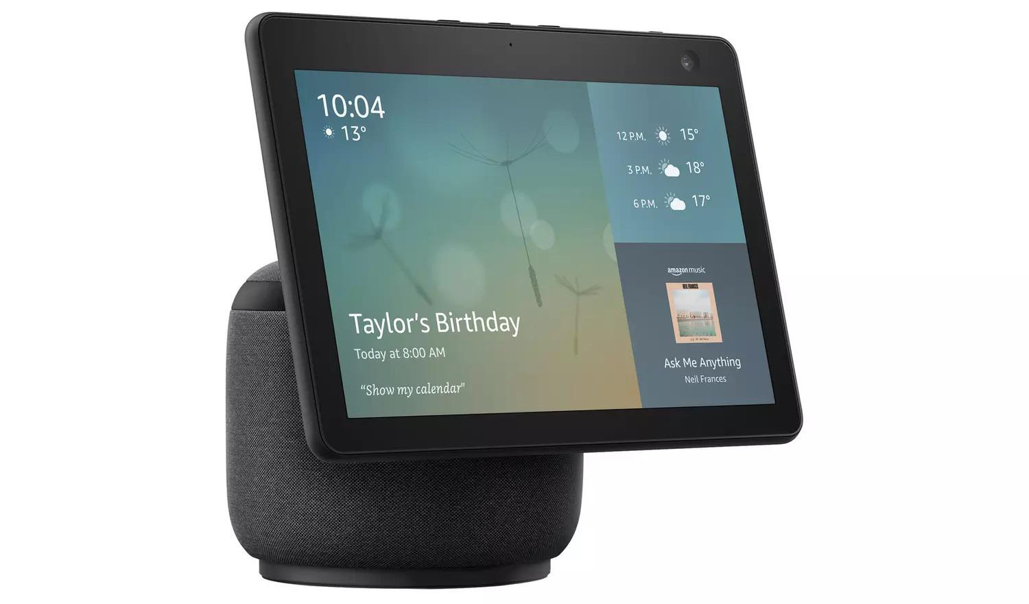 Amazon Echo Show 10 (3rd Gen), Black "A2-084008057195" (timbru verde 0.8 lei)