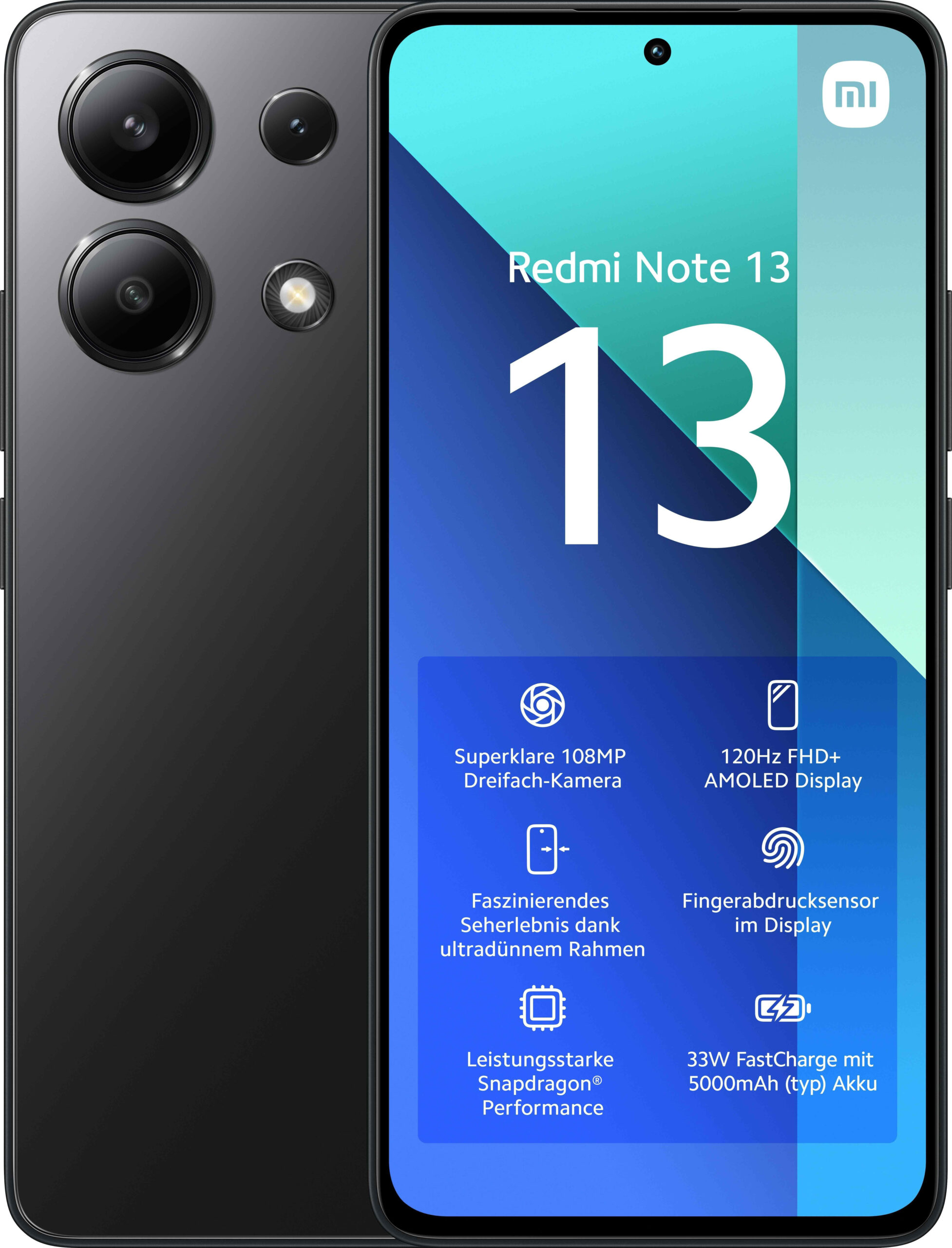 Xiaomi Note 13 8GB RAM 256GB DS 4G Black "XINOTE138256GB4GDSBK" (timbru verde 0.45 lei)