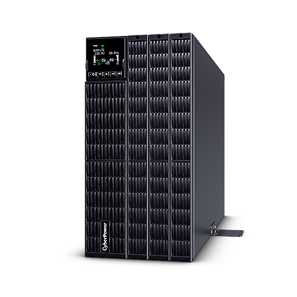 UPS CYBER POWER Online dubla conversie cu sin. pura, cu management, Rack 5U, LCD, 10000VA/10000W, 8x IEC, baterie 20x 12V/9Ah, incarcare pana la 4h, USB, RS232, slot SNMP, APFC, LCD col, EPO, EBM, GreenP, "OLS10KERT5UM" - imagine 2