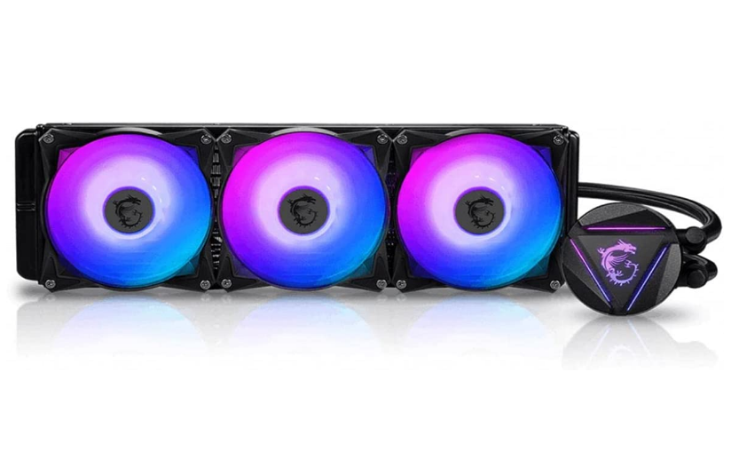 Cooler MSI "MAG CORELIQUID 360R V2", skt universal, racire cu lichid, ventilator 120 mm x 3, 2000 rpm, iluminat ARGB, "MAG CORELIQUID 360R V2" (timbru verde 2.00 lei)