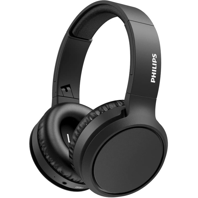 Casti audio over the ear Philips TAH5205BK/00, negru, "TAH5205BK/00" (timbru verde 0.8 lei)
