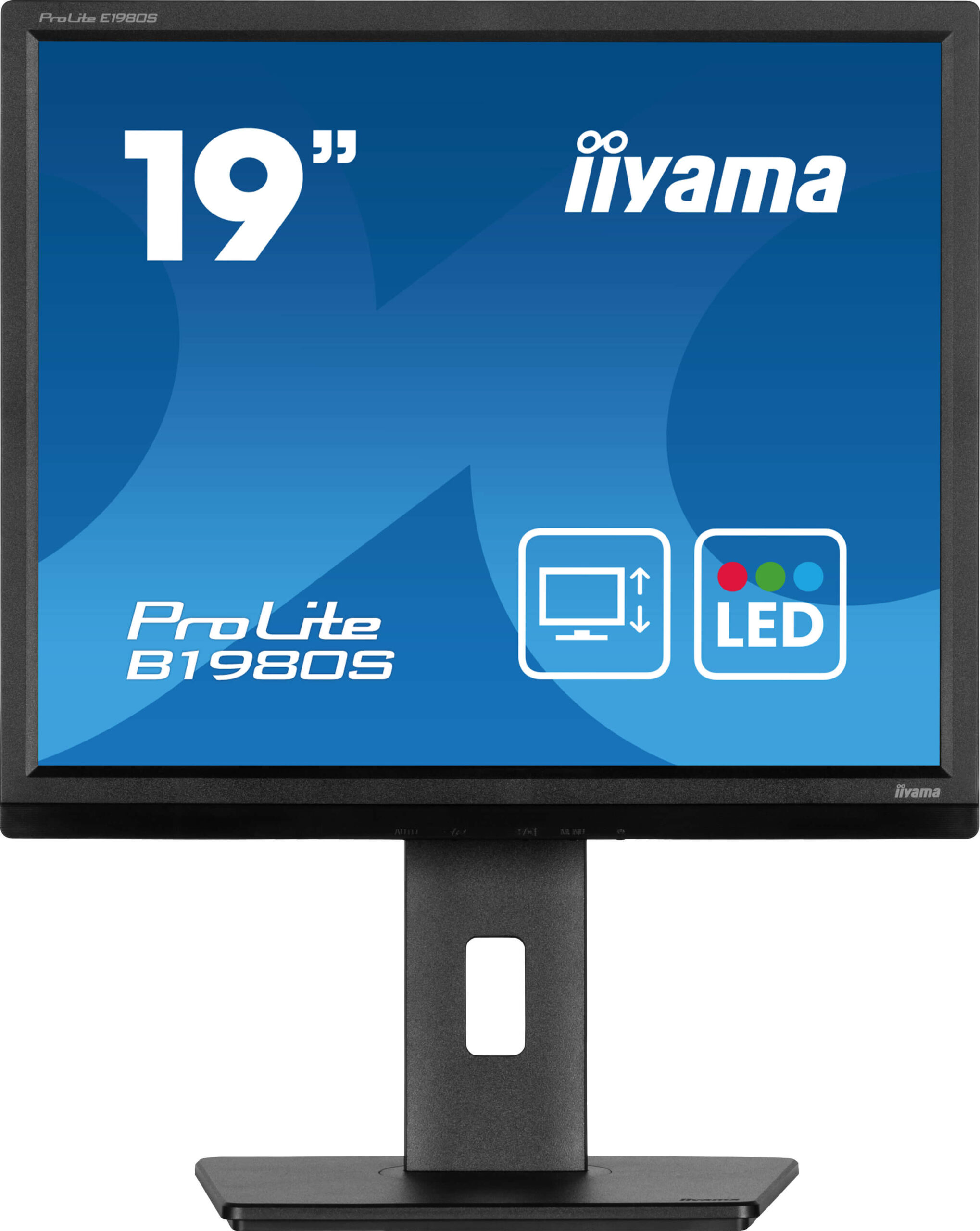 Iiyama PROLITE B1980S-B1 LED monitor 19 inch 1280 x 1024 75 Hz TN 250 cd 1000:1 3ms HDMI DP, SPEAKER B1980S-B1 - imagine 3