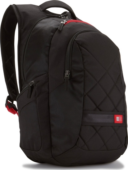 RUCSAC CASE LOGIC, pt. notebook de max. 16 inch, 1 compartiment, buzunar frontal x 2 | buzunar lateral x 2, waterproof, poliester, negru, 3201268 "DLBP-116 BLACK"