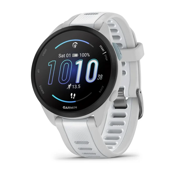 Ceas Garmin Forerunner 165, Grey/White "010-02863-21" (timbru verde 0.18 lei)