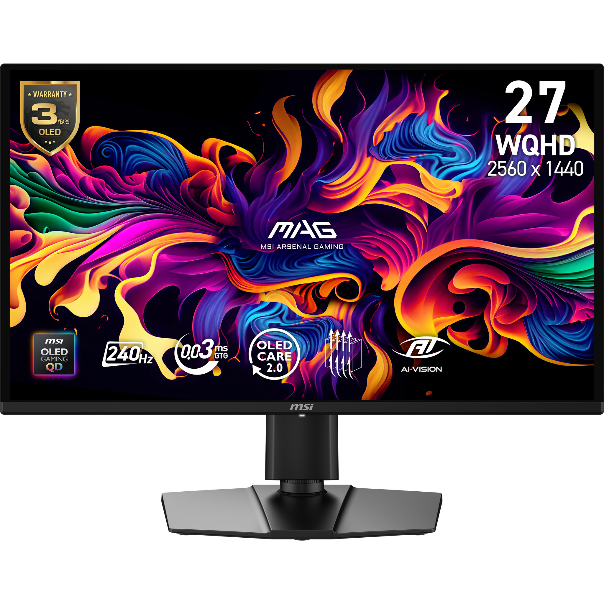 Monitoare LED MSI MAG 274QP QD-OLED X24 "MAG 274QP QD-OLED X24" (timbru verde 7 lei)