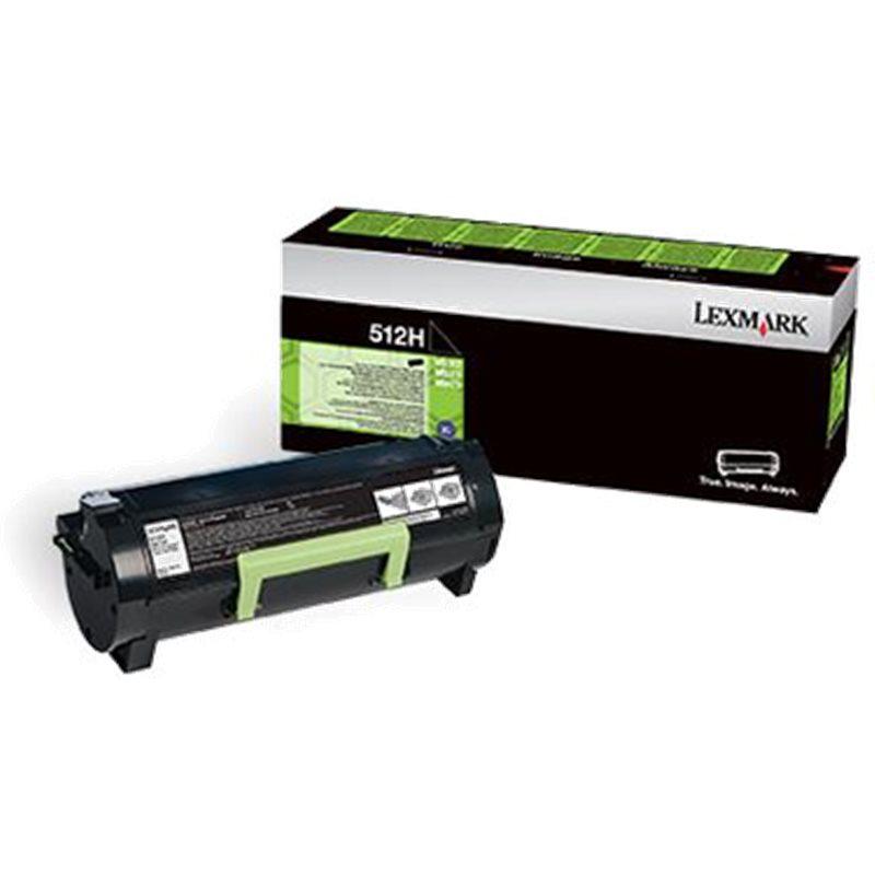 Toner Original Lexmark Black, nr.512H, pentru MS312|MS415, 20K, (timbru verde 1.2 lei) , "51F2H00"