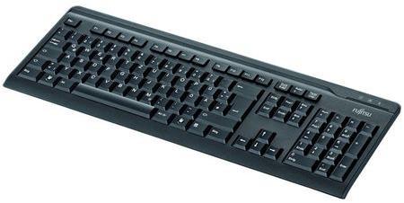 FUJITSU KB410 USB Black US, "S26381-K511-L402" (timbru verde 0.8 lei)