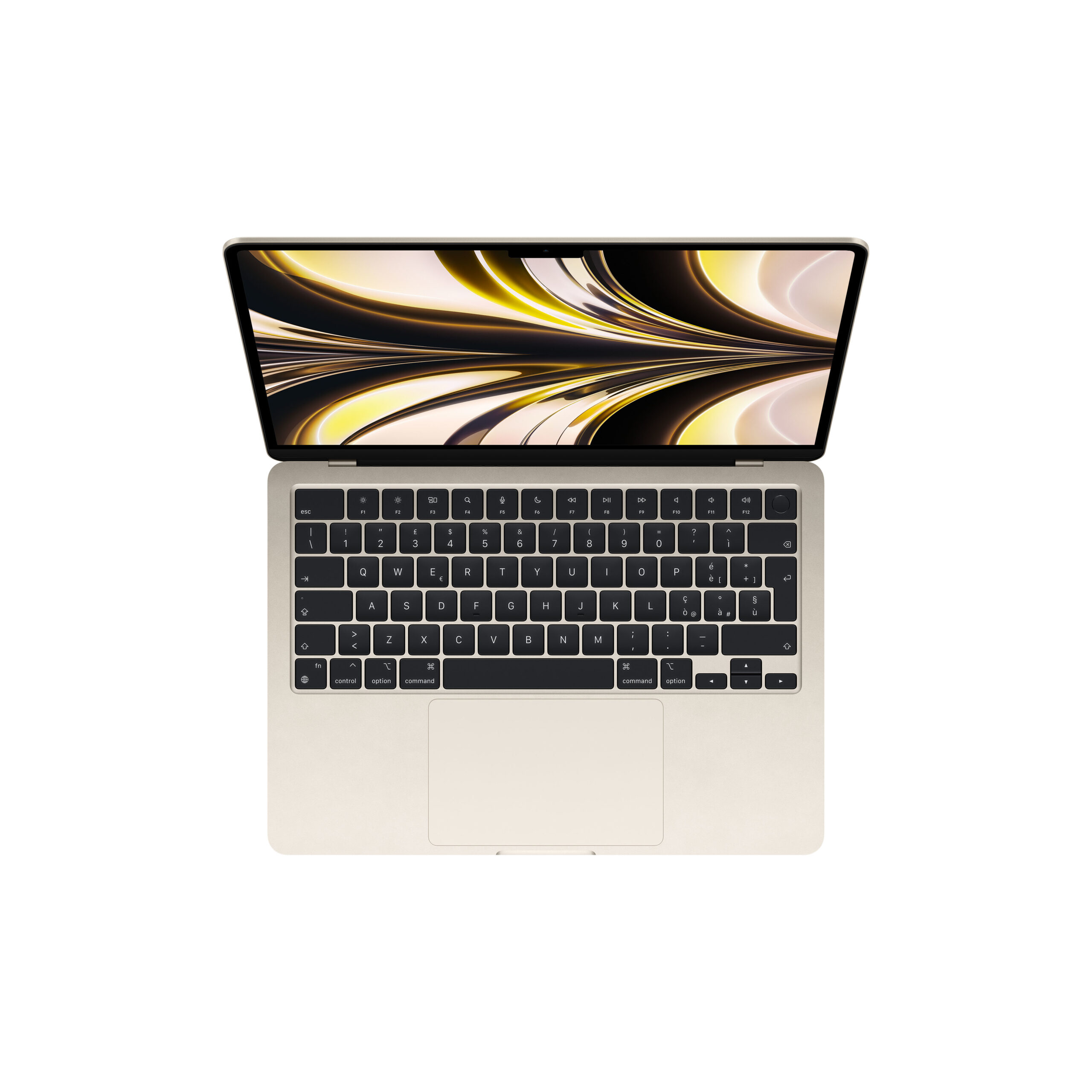 MB AIR 13 M2 GPU-8 8GB 256GB INT GOLD"MLY13ZE/A" - imagine 3