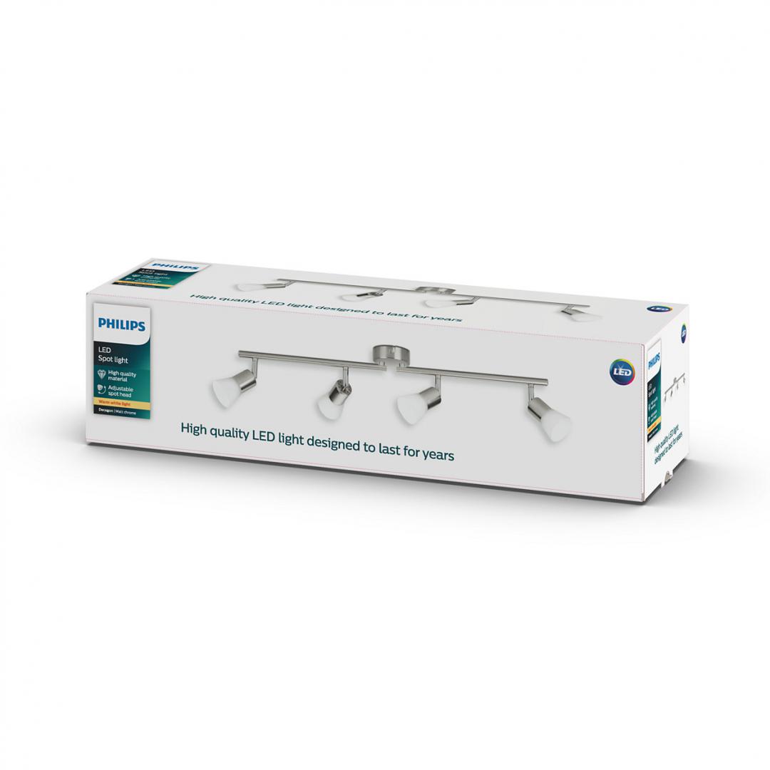 decagon bar/tube nickel 4x4.3W 230V "000008718696133095" (timbru verde 2.00 lei)