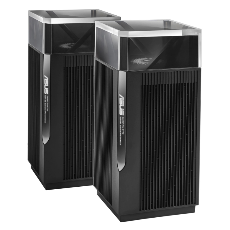 ASUS ZenWiFi Pro ET12 2 pack Wireless-AXE11000 Tri Band 2.5Gigabit Router 802.11 a/b/g/n/ac/ax/wifi6E "90IG05Z0-MO3A20" (timbru verde 0.8 lei)