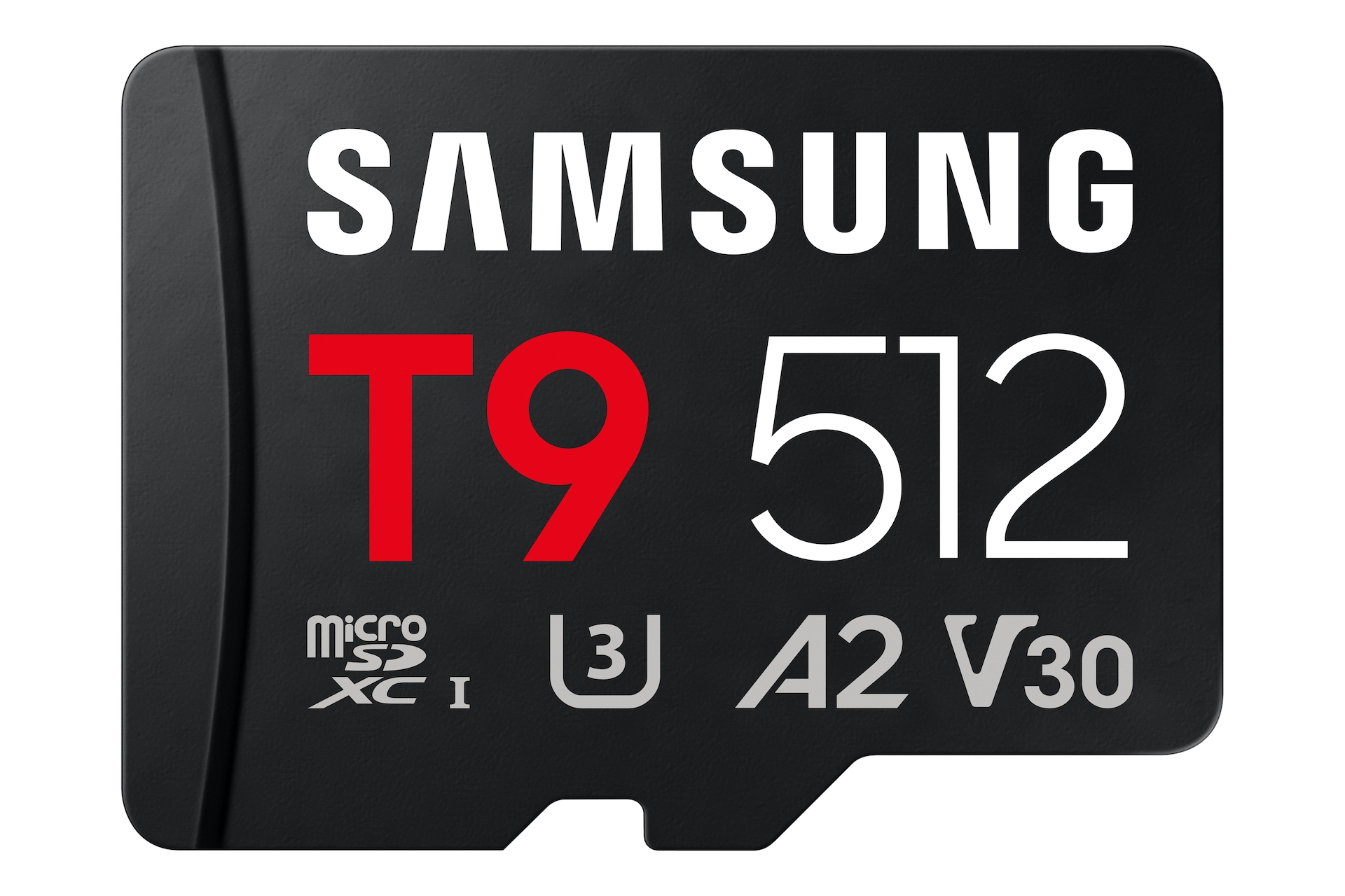 SAMSUNG T9 microSD memory card 512GB up to 200MB/s read and 130MB/s write "MB-MH512T/WW" (timbru verde 0.03 lei)