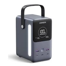 POWER BANK Ugreen "PB770", 48000mAh, PD 3.0 + QC 3.0 300W, 2 x USB; 3 x USB Type-C, digital display pt. status baterie, total 5A, gri, "25286" (timbru verde 0.98 lei) - 6941876222865