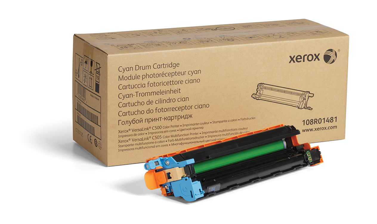 Drum Unit Original Xerox Cyan, 108R01481, pentru Versalink C500|C505, 40K, (timbru verde 0.8 lei), "108R01481"