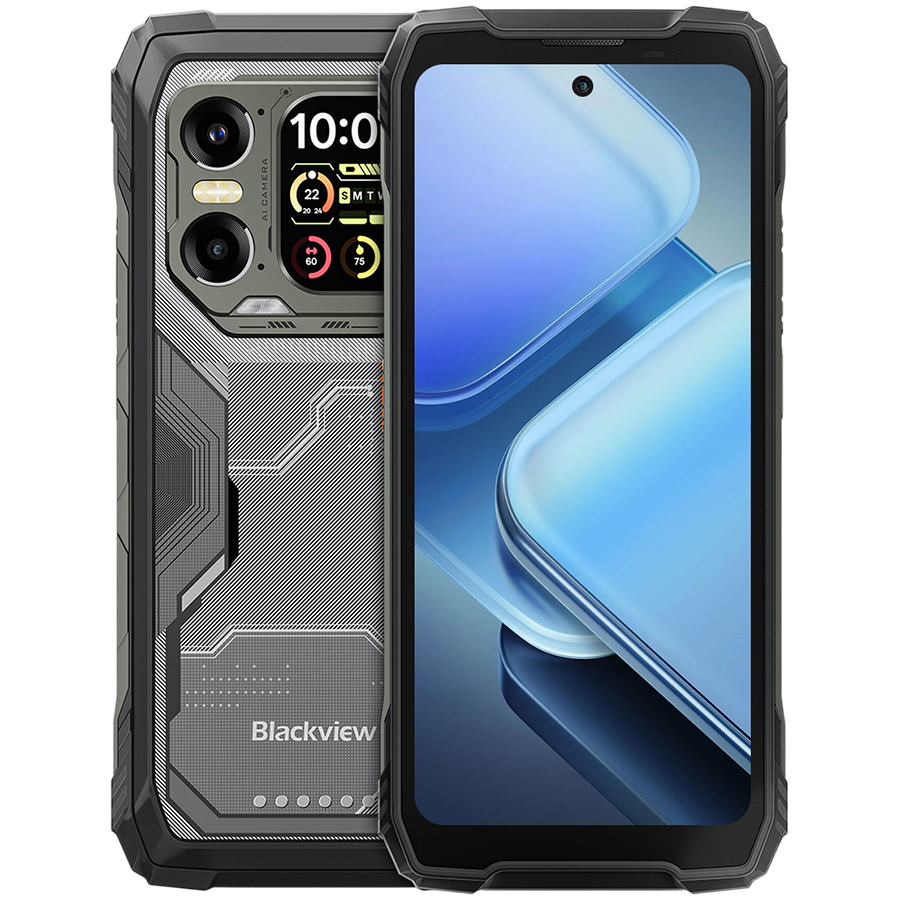 Blackview XPLORE 1 5G Rugged Phone 6.78-inch FHD 2460x1080 120Hz+2.01-inch 296x240 12+256GB MTK Dimensity 7050 octa-core 2.4Ghz Cam 50+64MP+20MP,20000mAh NFC Android "BVXPLORE1_BK12_EU" (timbru verde 0.45 lei)