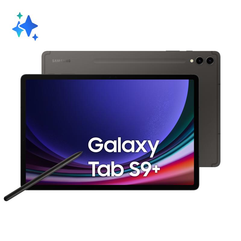 Tableta Galaxy Tab S9+ 12.4" 512GB 12GB RAM WiFi Gray "SM-X810NZAEEUE" (timbru verde 0.9 lei)