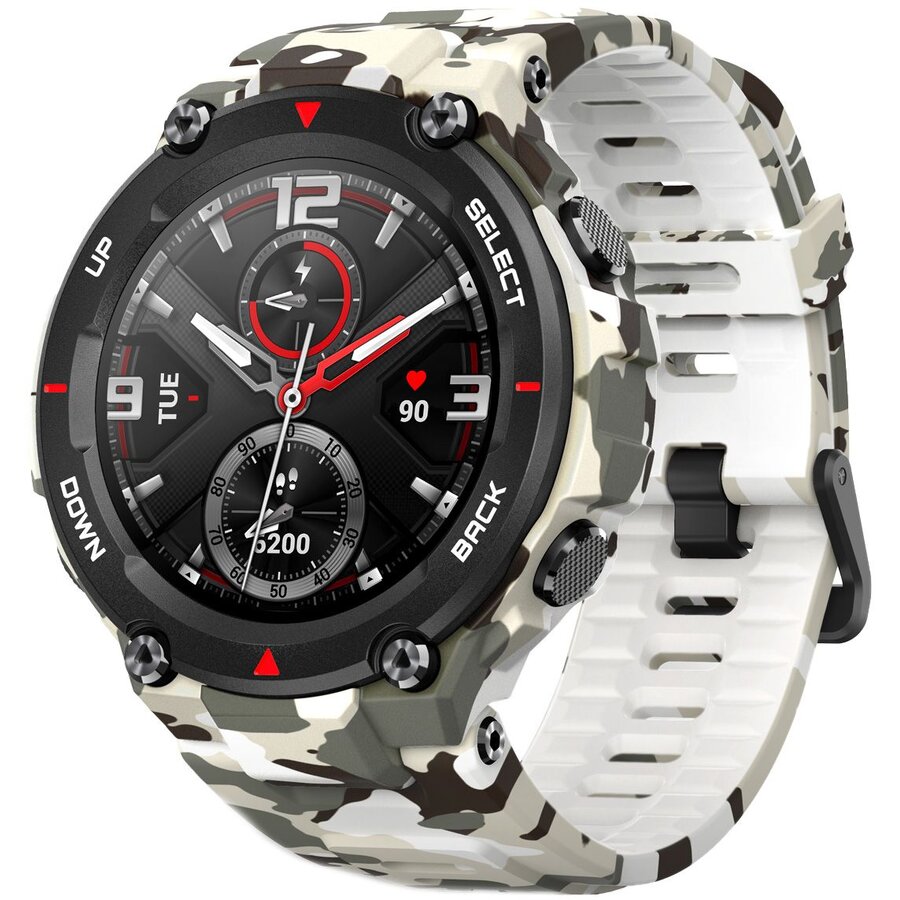 Smartwatch Amazfit T-Rex Camo Green Rex Camo Green, "PHT14254"(timbru verde 0.18 lei)