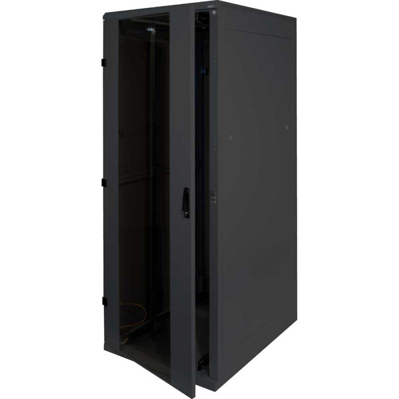 TRITON RACK de PODEA 19" 42U 800x1000mm usa fata sticla panouri laterale/spate detasabile sectiuni pentru ventilatie activa, sectiuni acces cabluri sus/jos/spate IP20 negru "RMA-42-A81-BAX-A1"