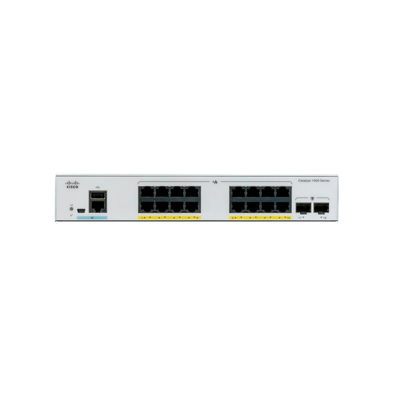 Catalyst 1000 16port GE, POE, 2x1G SFP, "C1000-16P-2G-L" (timbru verde 2 lei)