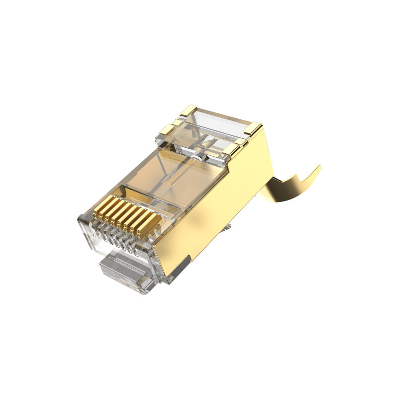 Mufe RJ-45 FTP Vention, Cat. 8, 10 buc per set, auriu, "IDHR0-10" (include timbru verde 0.03lei) - 6922794746411