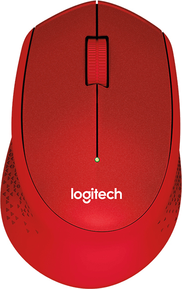 MOUSE LOGITECH, "M330 Silent", PC sau NB, wireless, 2.4GHz, optic, 1000 dpi, butoane/scroll 3/1, , rosu, "910-004911" (timbru verde 0.18 lei)