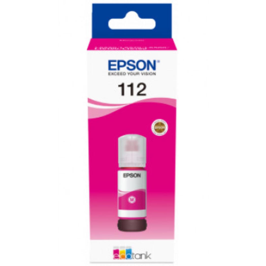 Cartus Cerneala Original Epson Magenta, nr.112, pentru L11160|L15150|L15160, 70ml, (timbru verde 0.15 lei), "C13T06C34A"(RAPO)