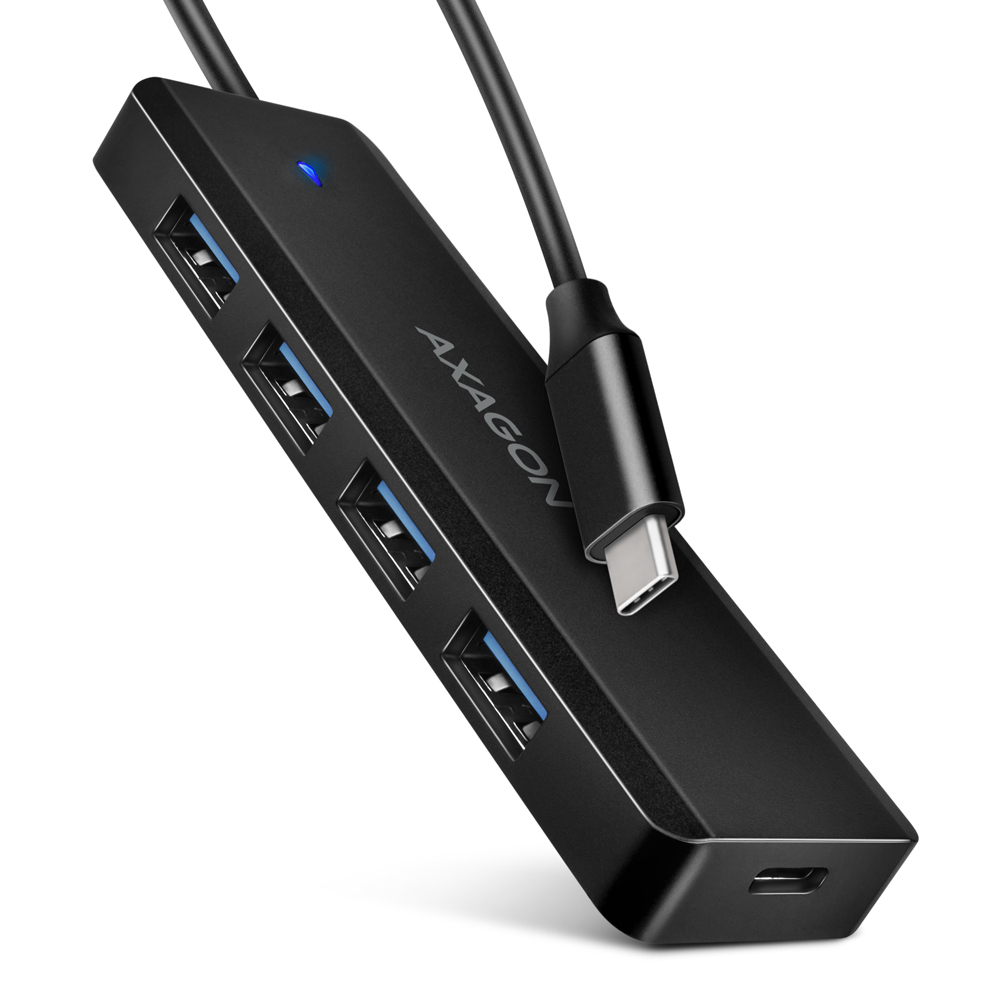 Hub USB AXAGON USB-C 5Gbps TRAVEL "HUE-C1C" (timbru verde 0.18 lei)
