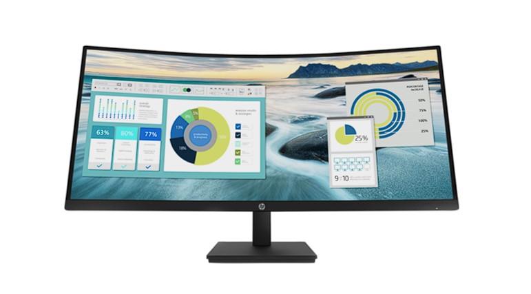 HP P34hc G4 34inch WQHD USB-C Curved 1xHDMI 1xDP 4xUSB 3.1, "21Y56AA#ABB"(timbru verde 7 lei)