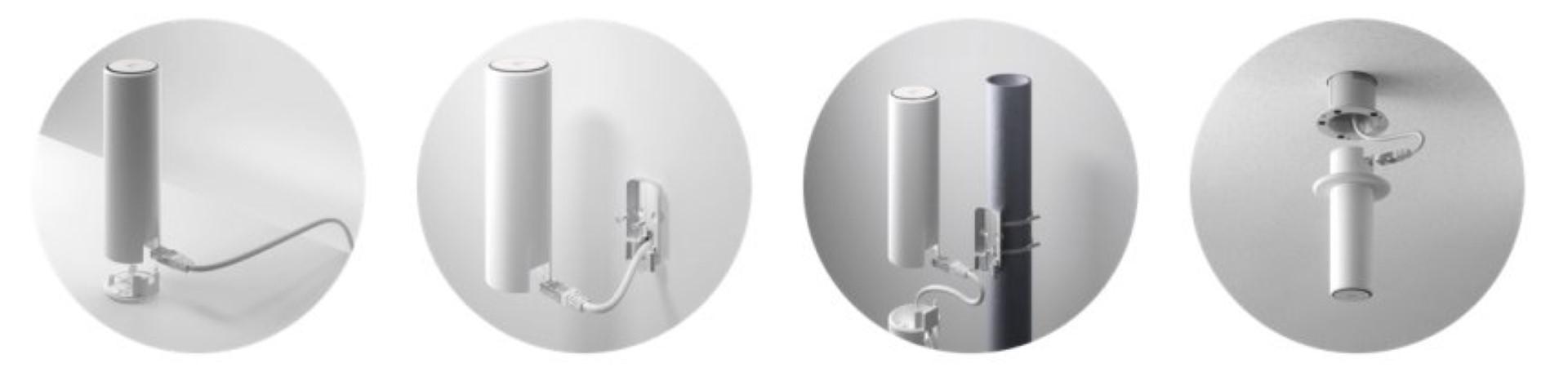 ACCESS Point Ubiquiti wireless interior 1750 Mbps, port 10/100/1000 x 1, antena interna x 4, PoE, 2.4 - 5 GHz, "UAP-FLEXHD" (timbru verde 0.8 lei)