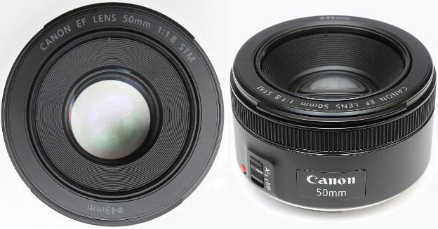 Obiectiv foto CANON, EF 50MM/F1.8 STM,NOPP, "AC0570C005AA" (timbru verde 0.18 lei)