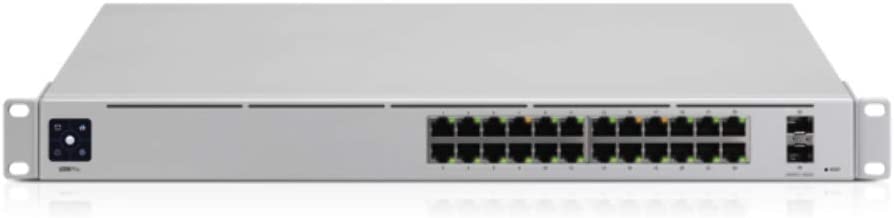 SWITCH UBIQUITI, porturi Gigabit x 24, SFP+ x 2, managed, rackabil, carcasa metalica, "USW-PRO-24" (timbru verde 2 lei)