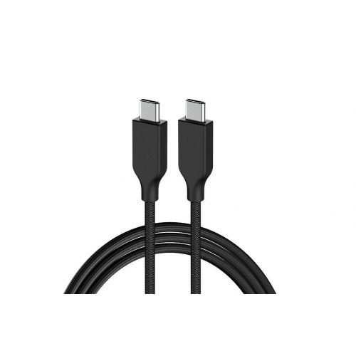 CABLU alimentare si date Genius, pt. smartphone, USB 3.0, USB Type-C (T) la USB Type-C (T), PD 3.0 60W, 1m, braided nylon, negru, "32590006400" (timbru verde 0.08 lei)