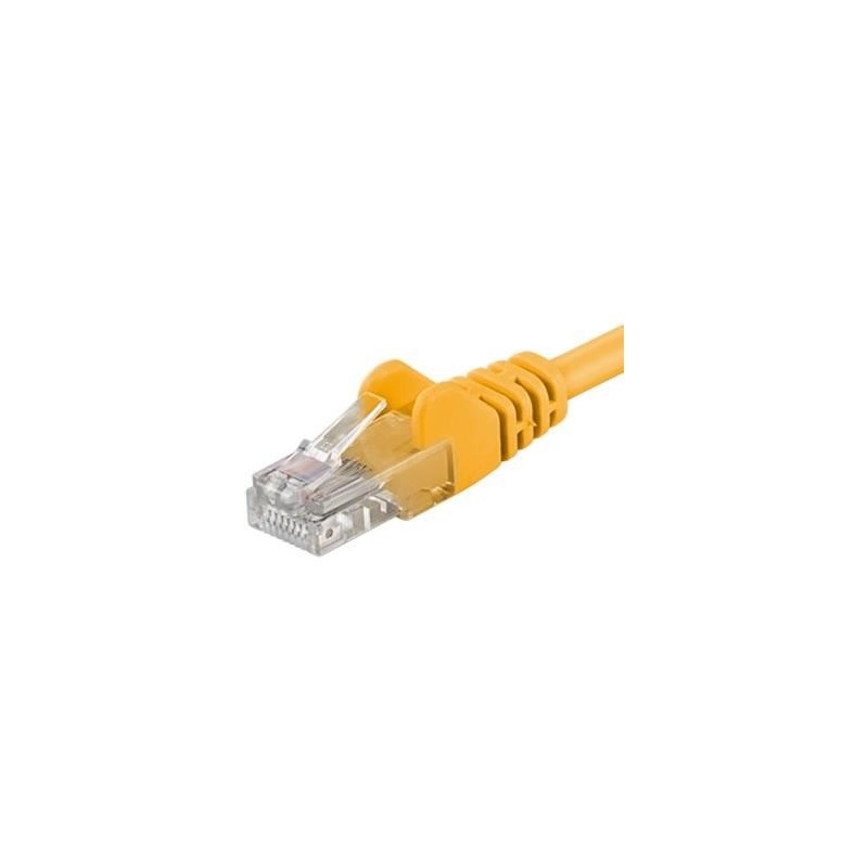 Patchcord UTP RJ45-RJ45 Cat.6, 7m, galben, "UTP-6-7-Y" (timbru verde 0.18 lei)